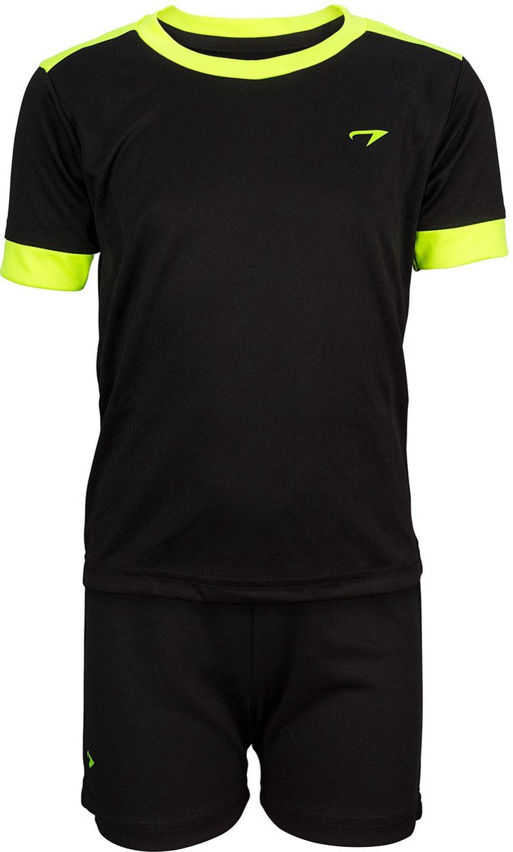 Avento Sportset Madrid - Junior - Schwarz Fluorgelb - 152