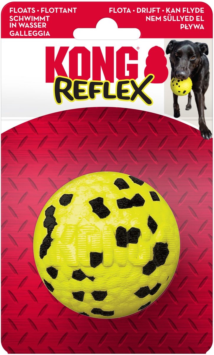 Kong Reflexball Gelb