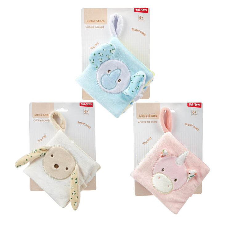 Toi-toys Little Stars Baby-Plüsch-Knisterbuch