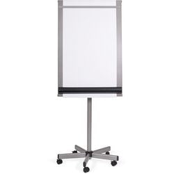 Mobiele flipchart bi-office ea4822016 zilver