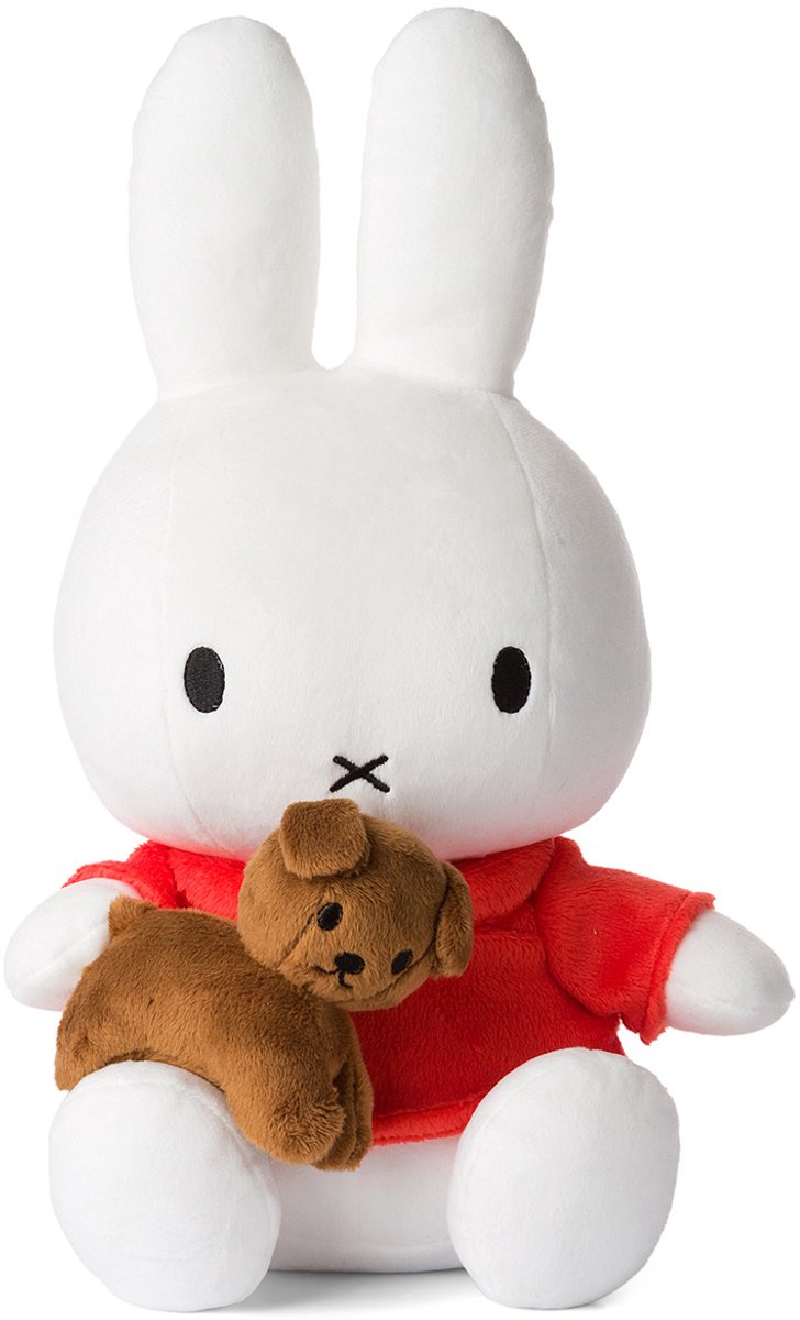 Miffy von Bon Ton Toys Miffy sitzt mit Schnupftabak – 33 cm – 13