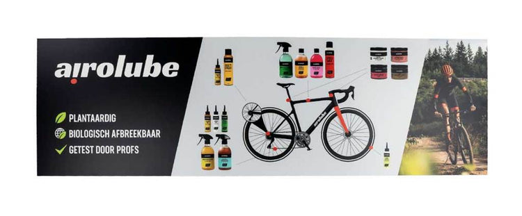 Schaumstoffplatte mit Airolube-Rack-Logo, 99 x 30 cm