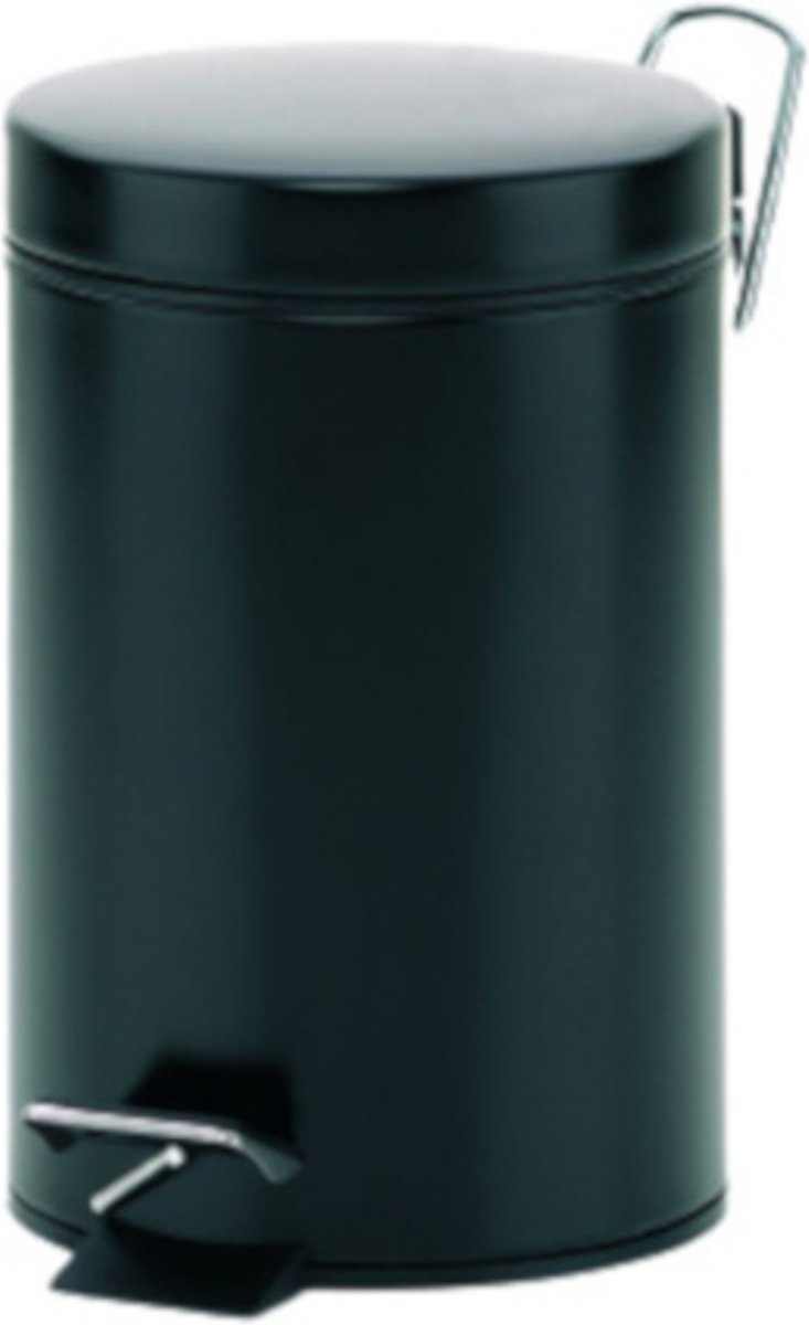 Kela Monaco Tretabfalleimer - 3 l - Schwarz -