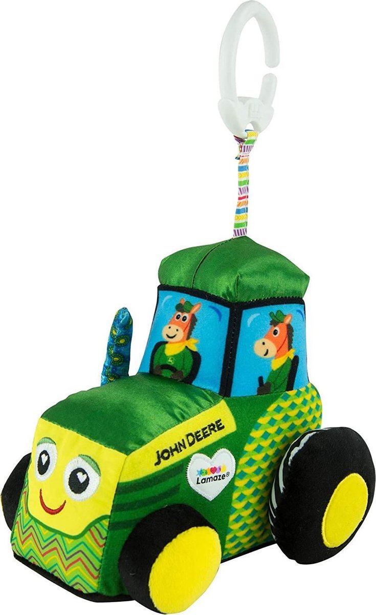 Lamaze – John Deere – Clip and Go – erstes Baby-Kuscheltier – mein erster John Deere – Baby-Traktor