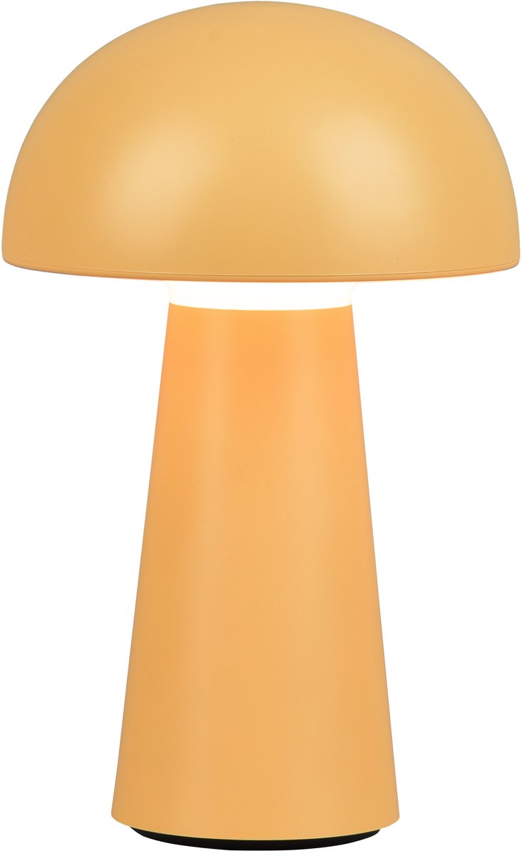 Rl lebe dein Licht Reality Lennon - Tischlampe - Gelb - inkl. 1x SMD 2W - wiederaufladbar - Außenlampe - dimmbar - Außenbeleuchtung - IP44