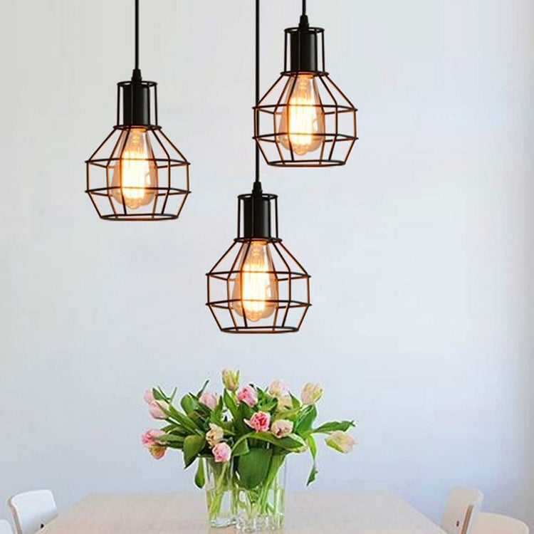 Homestyle Pro Homestyle MK021-B Industrial Hanging Lamps Black Metal