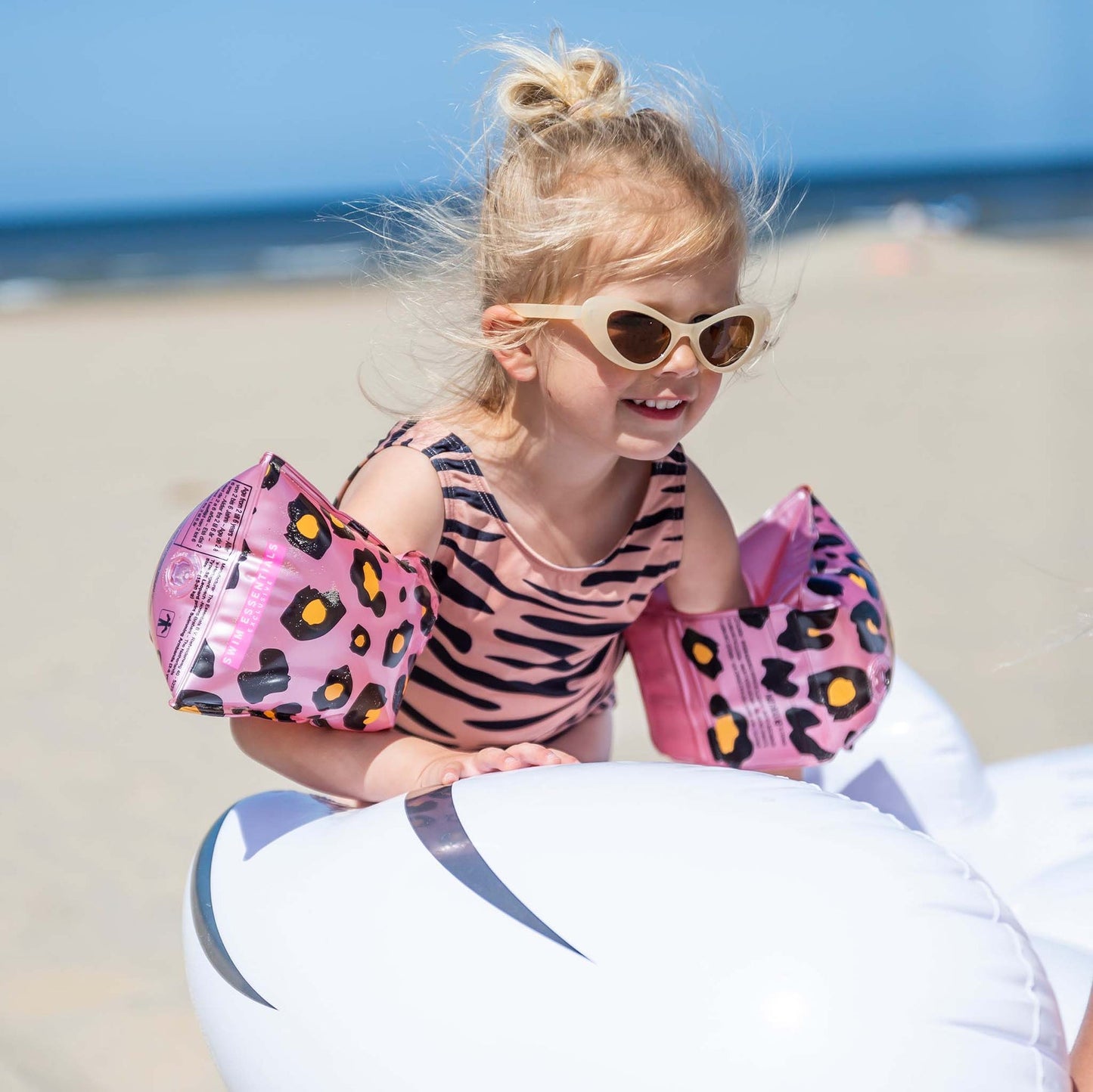 Safari Chic | Rosé Gold Schwimmbänder 0-2 Jahre