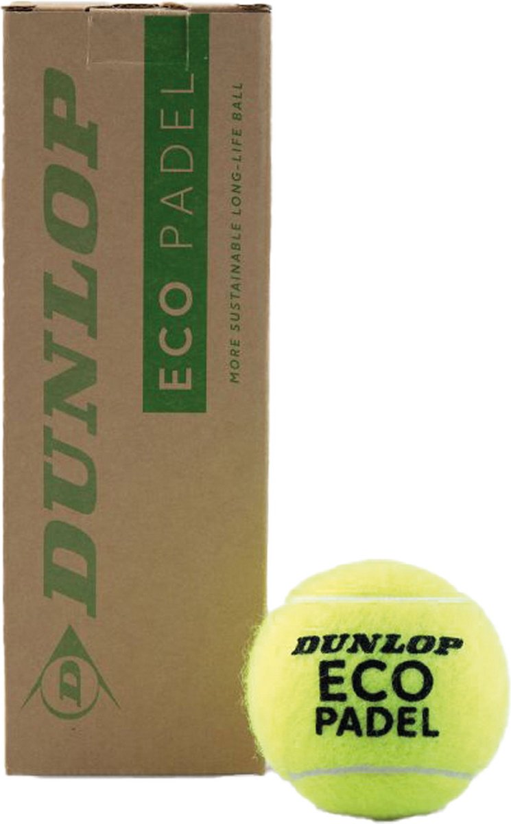 Dunlop – Eco Padel – Padelbälle – 3 Box – Gelb