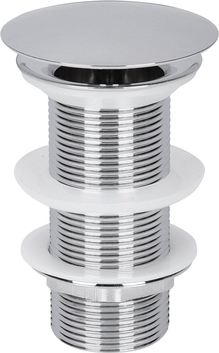 Differnz-Ablaufstopfen Chrom - immer offen Mix Match - Größe: L - 㘠72 mm