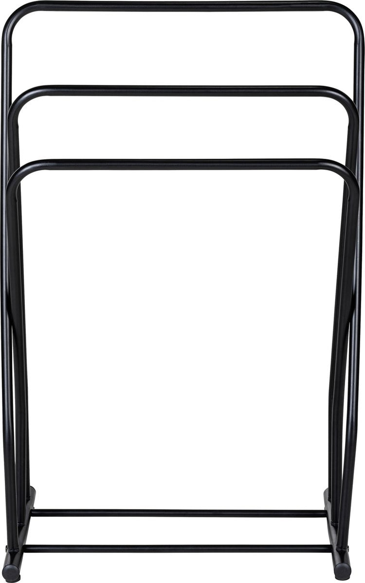 Wenko freistehender Handtuchhalter Granelli schwarz 52x80cm - Handtuchhalter - Handtuchhalter - Handtuchhalter freistehend