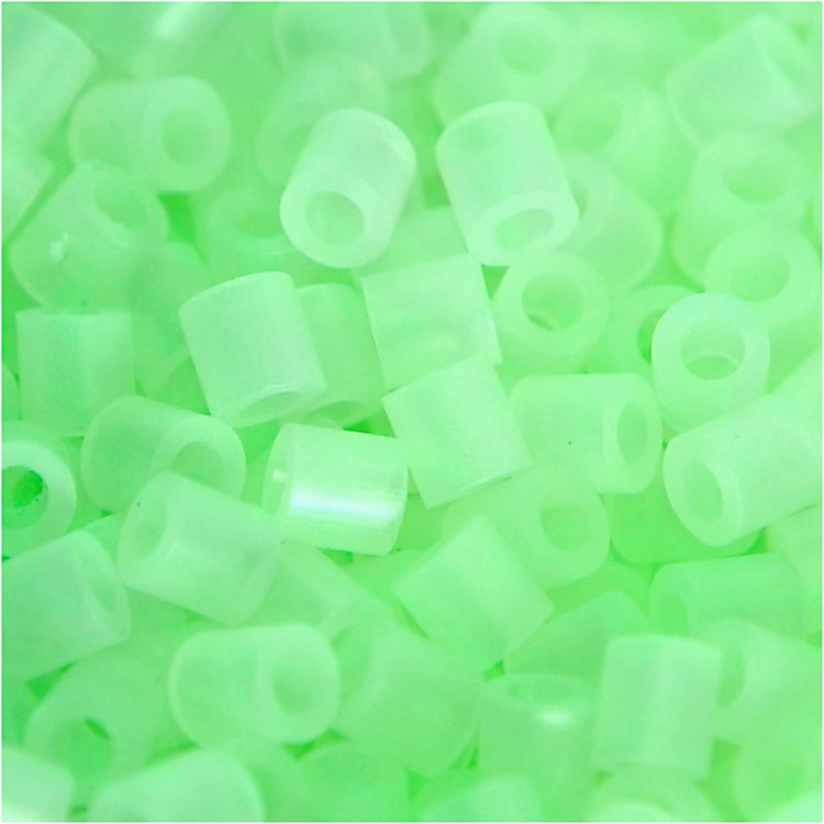 Nabbi-Perlen zum Aufbügeln, Größe 5 x 5 mm, Lochgröße 2,5 mm, mittel, leuchtend, 6000 Teilungen, 1 Box