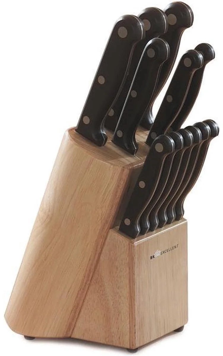 Bk Excellent Messerblock – 13-teilig – Messer + Block