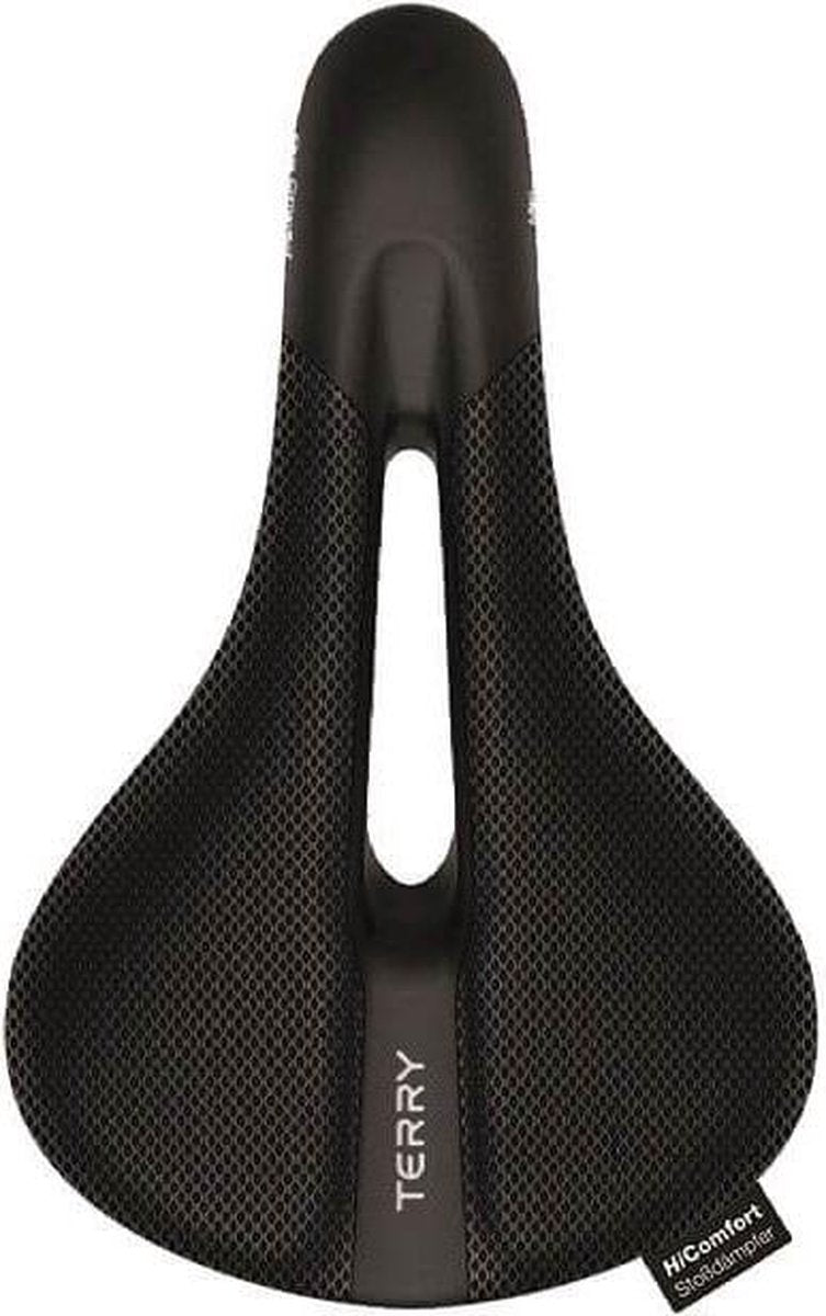Terry Sattel Fisio Klimazone Gel Heren Schwarz