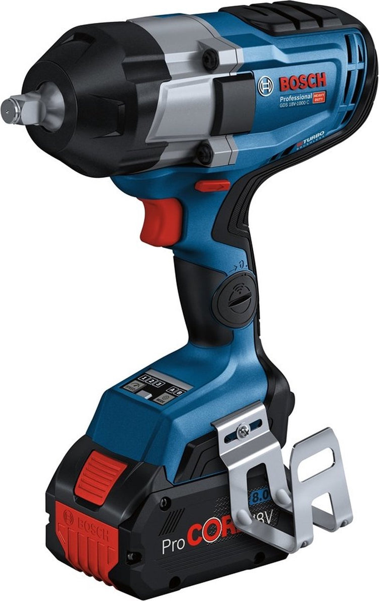 Bosch Professional GDS 18V-1000 C Schlagschrauber – Biturbo – 1000 Nm – ohne 18-V-Akku und Ladegerät