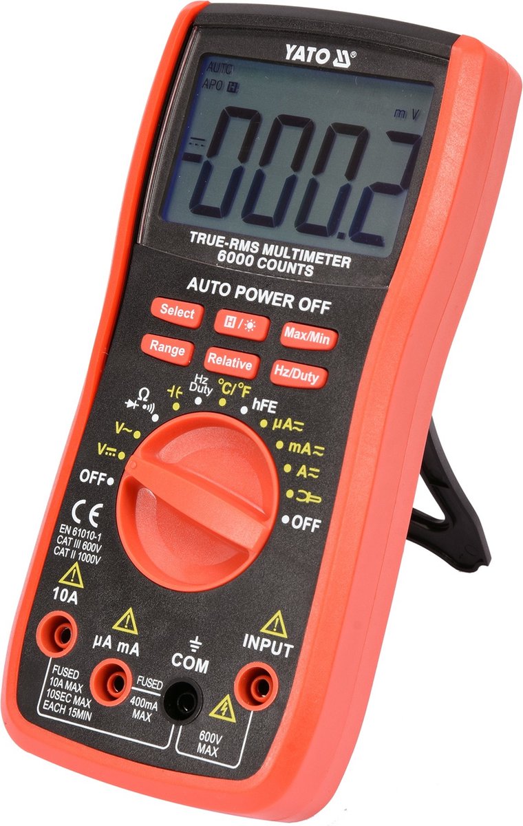 Yato-Multimeter mit RMS-Funktion – automatischer Bereich