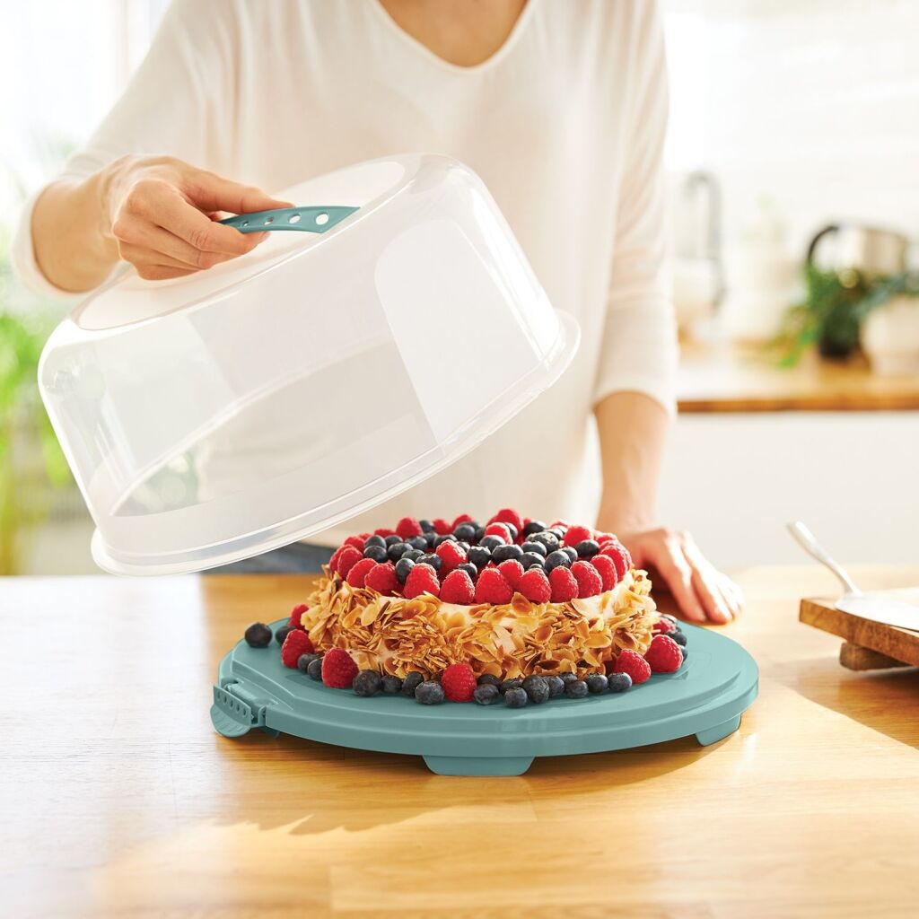 Rotho Rotho Fresh Cake Box Hoog Mistelgrün