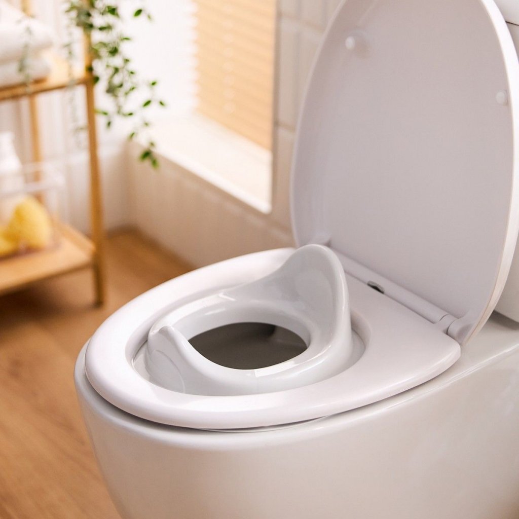 Rotho Ava Toilettenreduzierer Toilettentrainer weiß