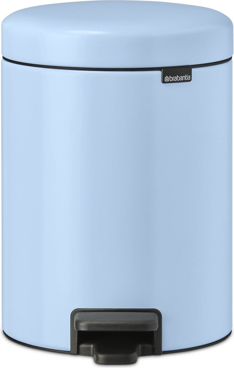 Brabantia Newicon Abfallbehälter – 5 Liter – Badezimmer – verträumtes Blau