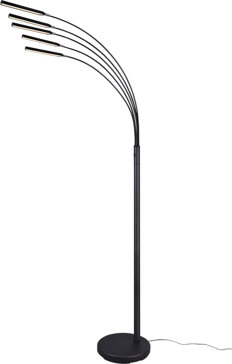 Rl Live Your Light Reality Reed - Stehleuchte - Schwarz matt - inkl. 5x SMD 3,5W - dimmbar - H195cm