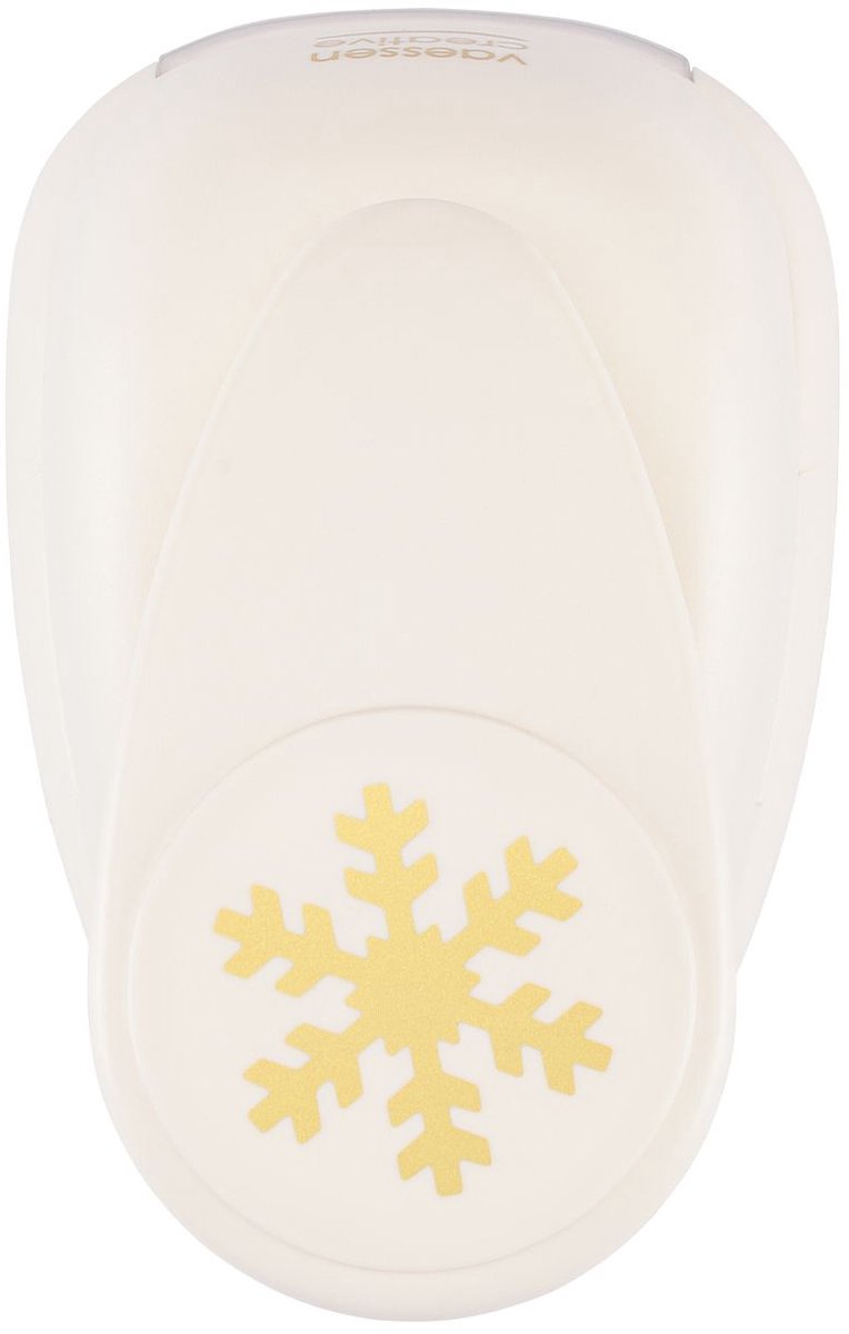 Vaessen Creative Punch – Figurenstanzer – Schneeflocke – 4,9 x 4,9 cm