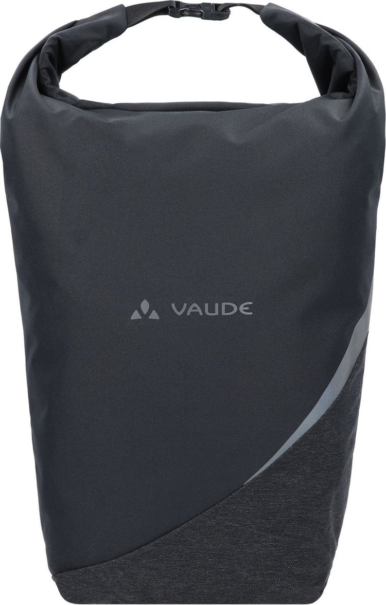 Vaude Fahrradtasche Umhängetasche mit Laptopfach Road Master Urban Double Fahrradtasche Schwarz Schwarz