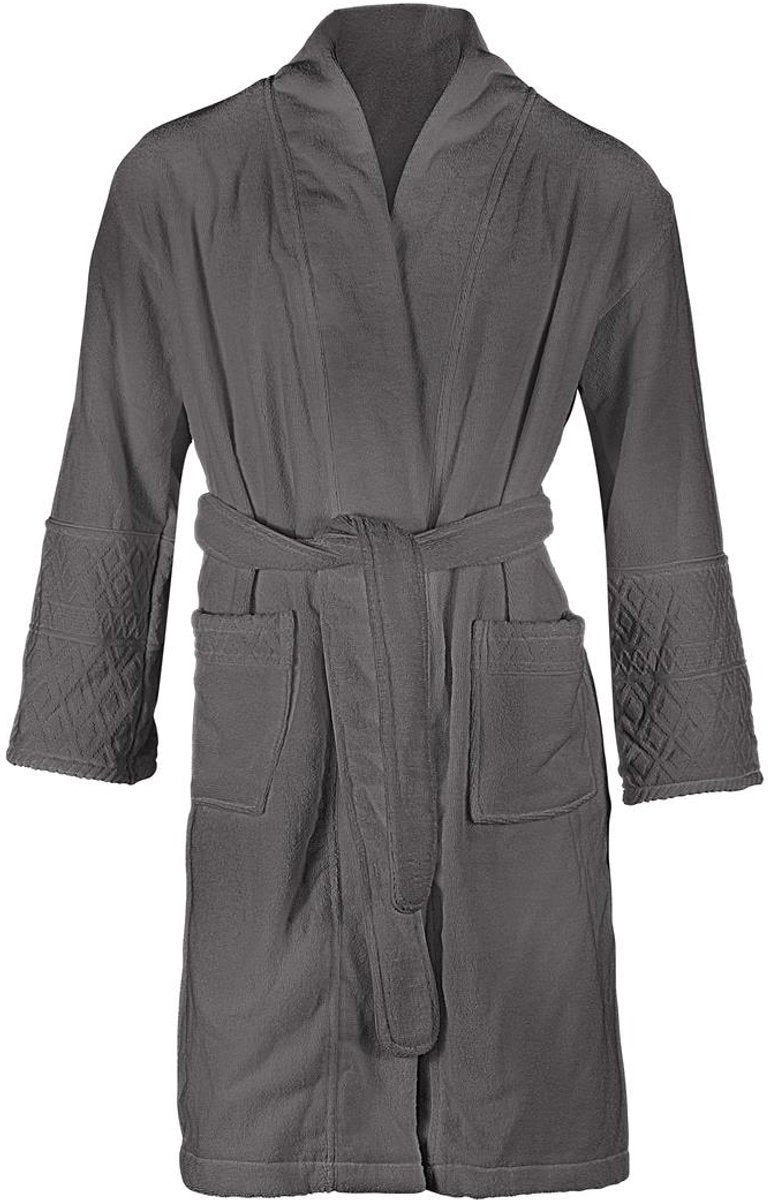 Riviera Maison Beyond Bademantel – Grau – XXL
