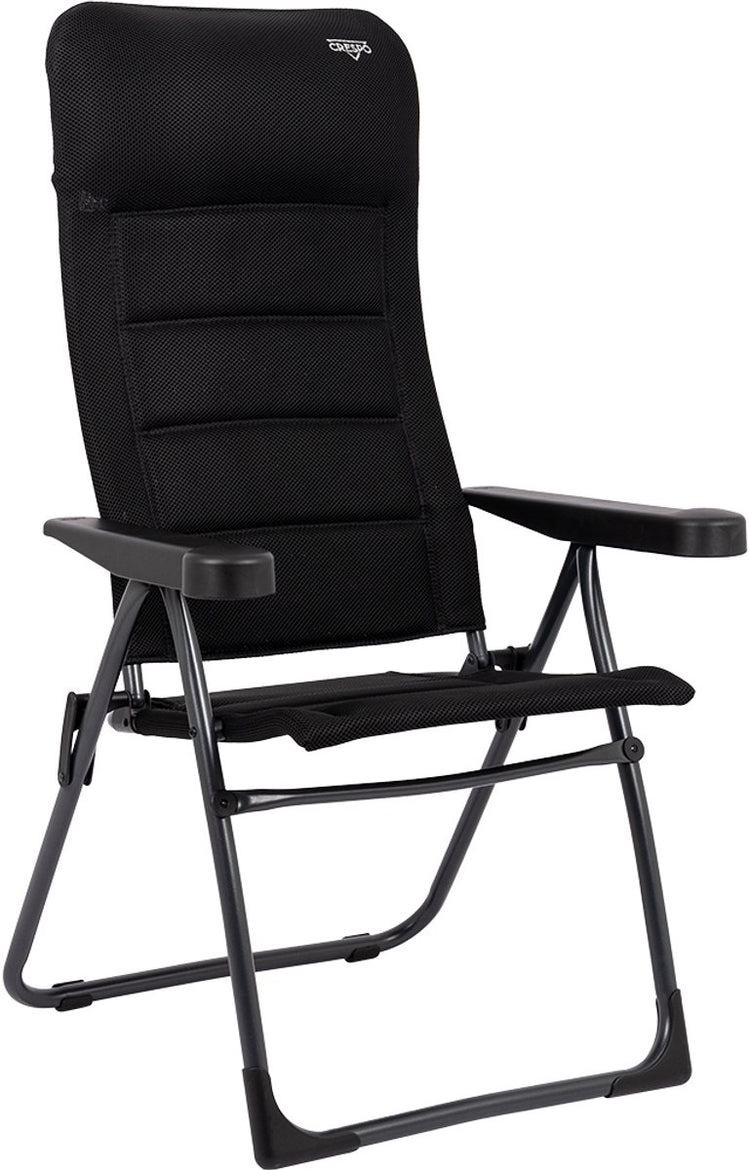 Crespo – Liegestuhl – XS – AP 215 – Air-Deluxe – Schwarz