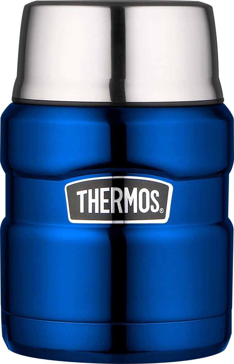 Thermos King Lebensmittelbehälter 470 ml – Metallic-Blau