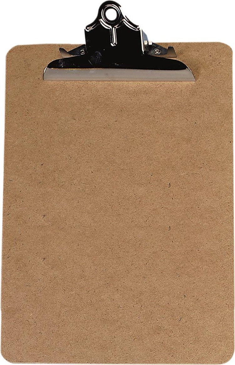 Seco Klemmbrett A4+ – Masonitholz – großer robuster Clip – se-w1104-a4-ss