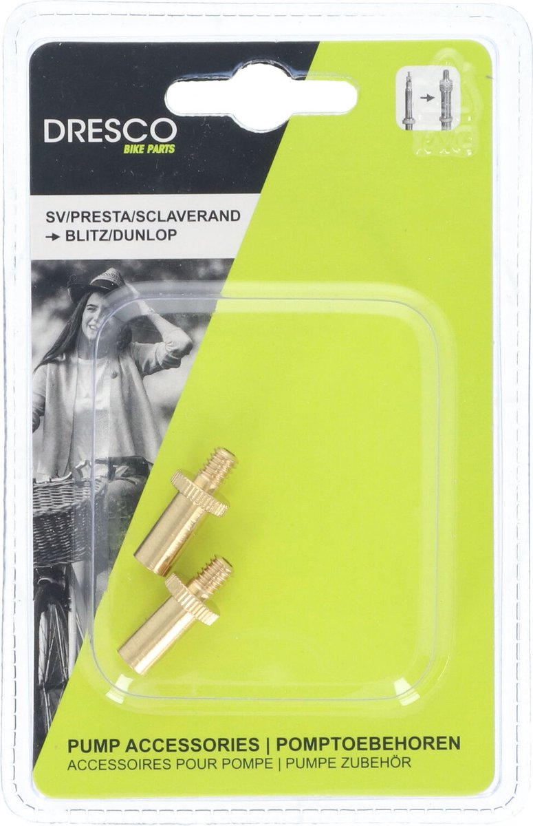 Dresco Reduziernippel – Französisches Ventil – Pumpennippel-Set