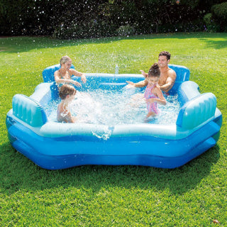 Sommerwellen Schwimmbad Deluxe Komfort 267 x 267 x 66 cm