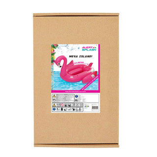 Alarm aufblasen Insel kleiner Flamingo 240x180 cm