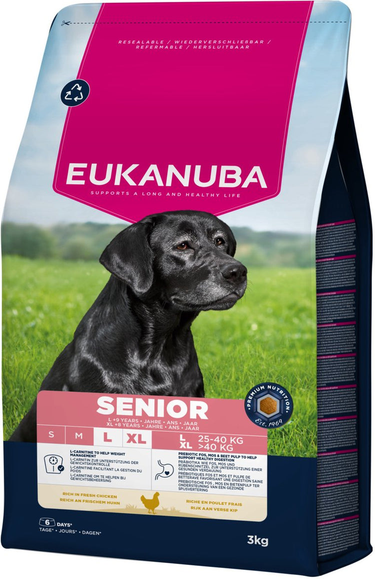 Eukanuba Senior Huhn großer Rassen – Hundefutter – 3 kg