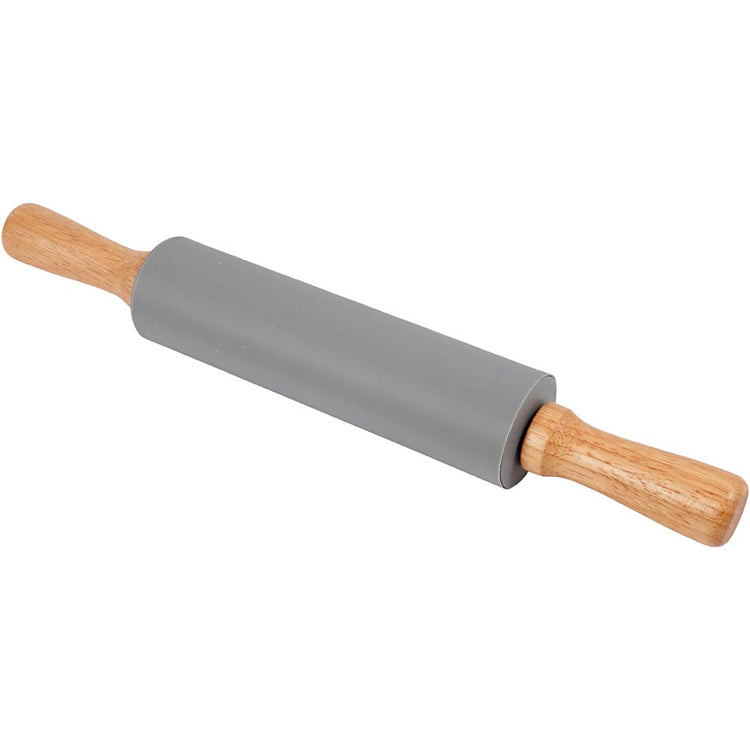 Creativ Company Nudelholz, L: 38 cm, T 5,5 cm, grau, 1 Stück