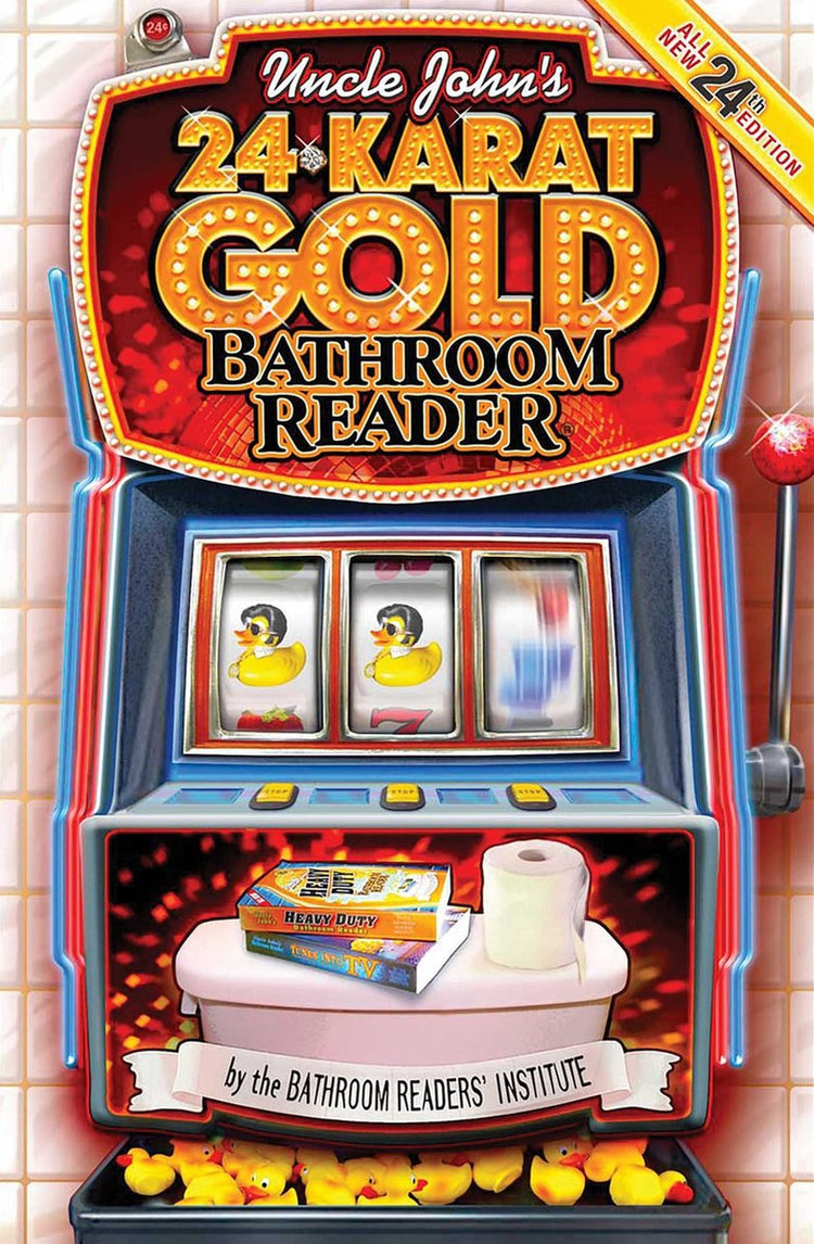 Onkel Johns Badezimmerleser aus 24 Karat Gold