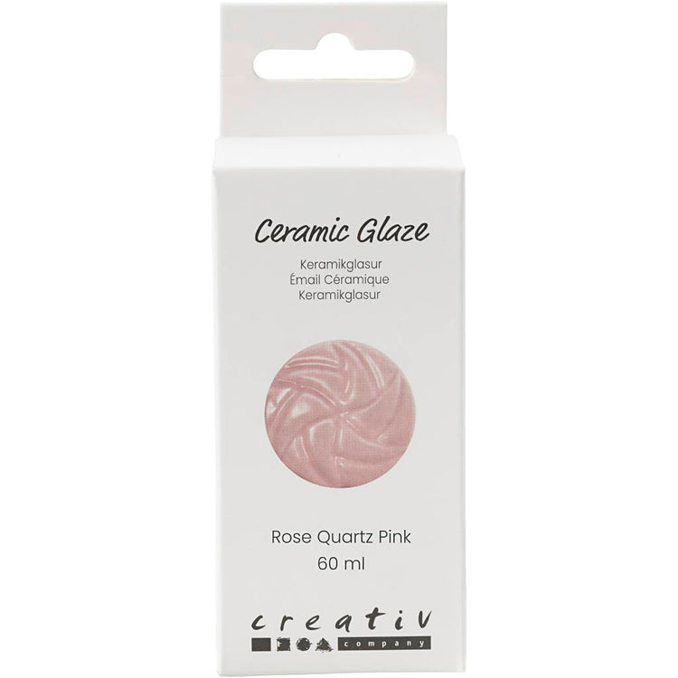 Creativ Company Keramikglasur, 984-1101 °C, deckend, rosa, 60 ml 1 Flasche