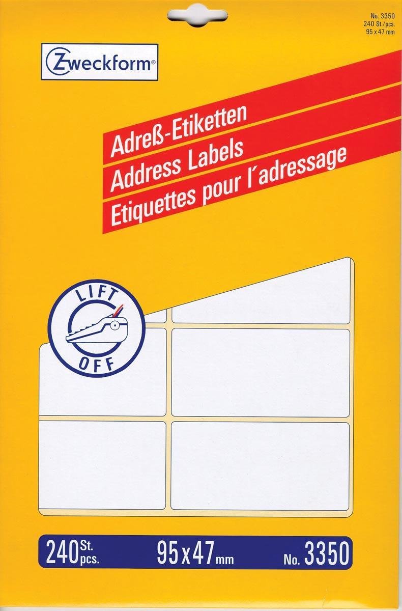 Adressetiketten avery weiß 240 Stück