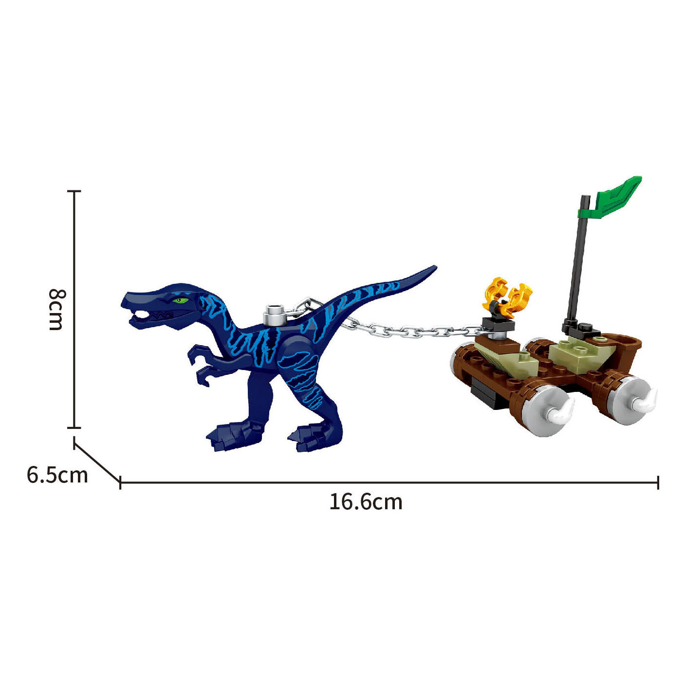 Bauset Dino-Rätsel - 52 Teile.