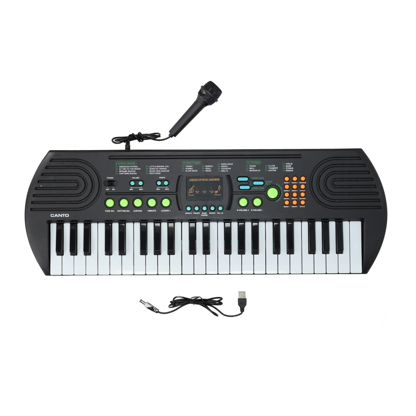 Elektronische Tastatur mit Mikrofon