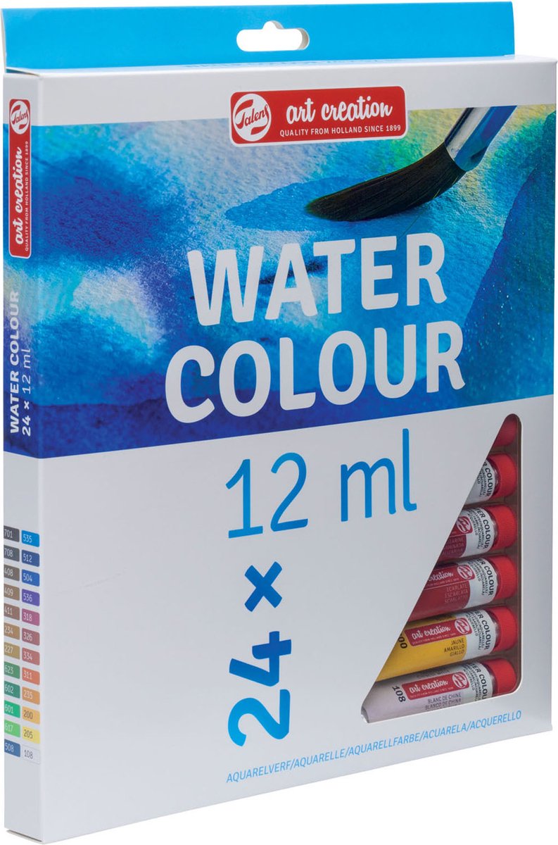 Talens Art Creation Aquarellfarben-Set 24 x 12 ml