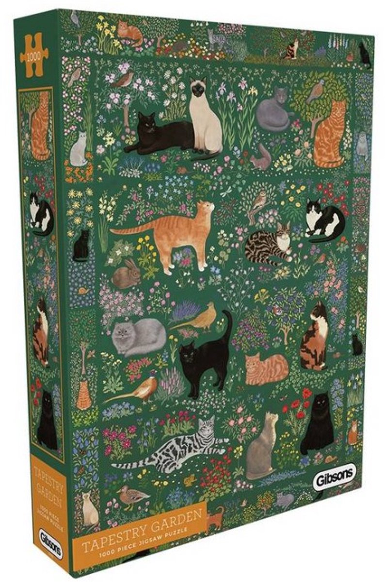 Gibsons – Gobelingarten (von Sue Boettcher) – 1000 Teile 49×68 cm (B×H) – Puzzle für Erwachsene