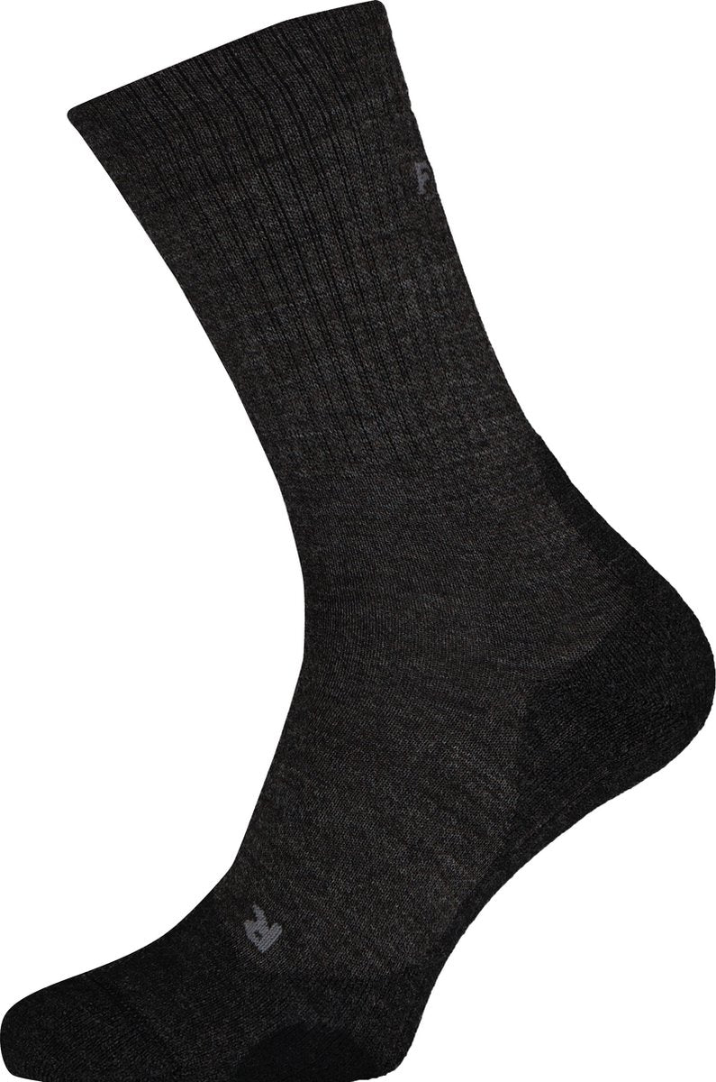 Falke TK2 Wool Anti-Blister Wandersocken aus dickem Woll-Funktionsmaterial Damen Grau – Größe 39-40