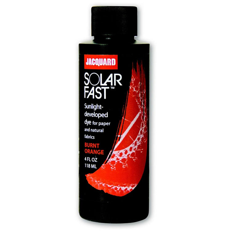 Jacquard Solarfast - Light -Sensitive Colorant, verbrannte Orange (102), 118 ml 1 Flasche