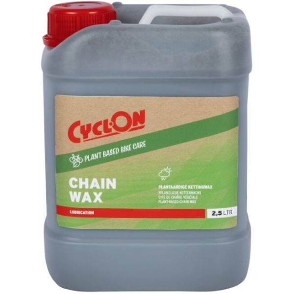 Jerrycan 2,5L mit Cyclon -Kettenwachs -Pflanzenbasis
