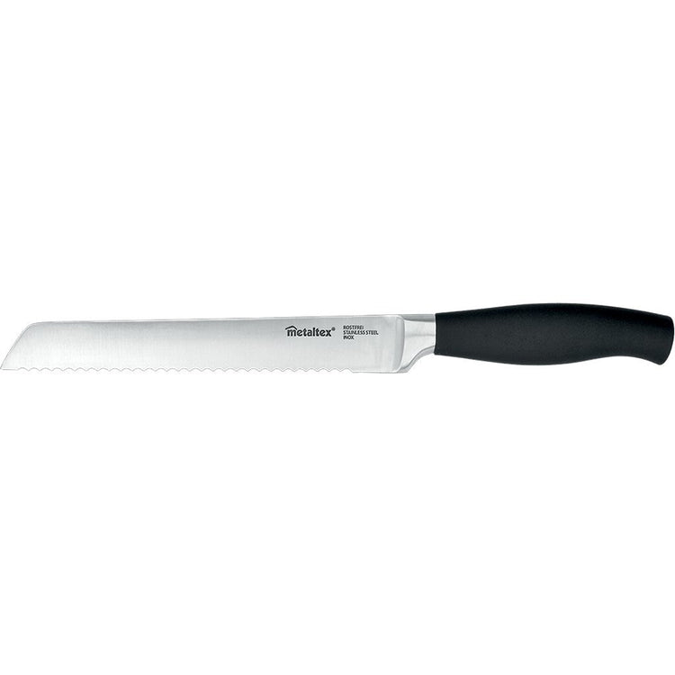Metaltex Metaltex Komfort Brotmesser 33 cm schwarzer Edelstahl