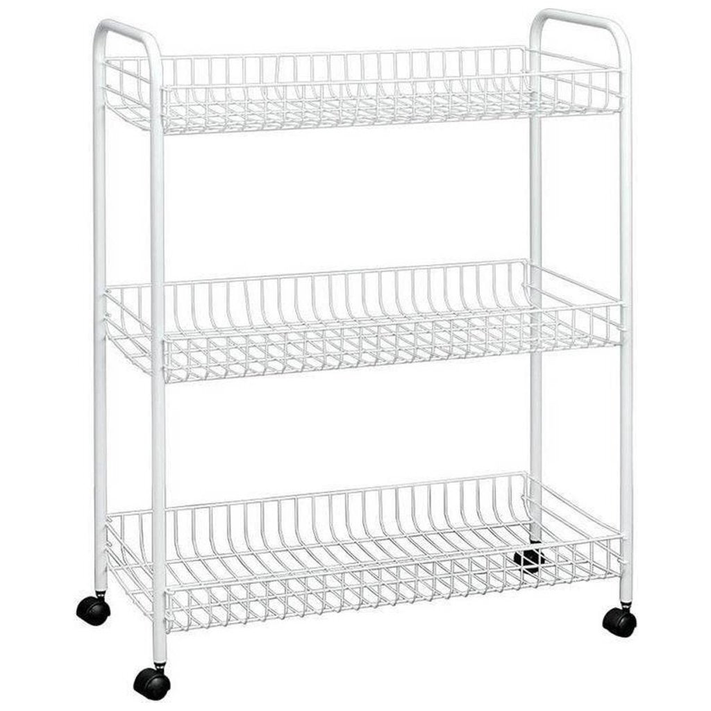 Tomado-Metaltex Tomado-Metaltex Grande Storage Rack auf Rädern 64x31x84 cm Silber