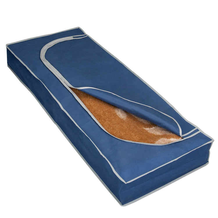 Metaltex Metaltex Speicherabdeckung mit Reißverschluss 120x50x15 cm Blaugrau
