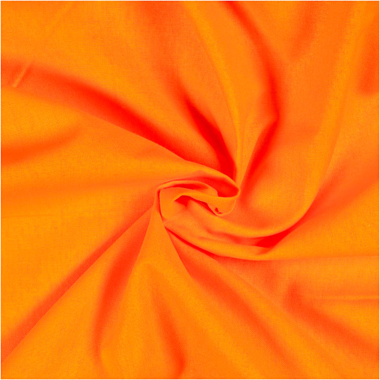 Creativ Company Fabric, B: 145 cm, 140 Gr, Orange, 5 m 1 Box