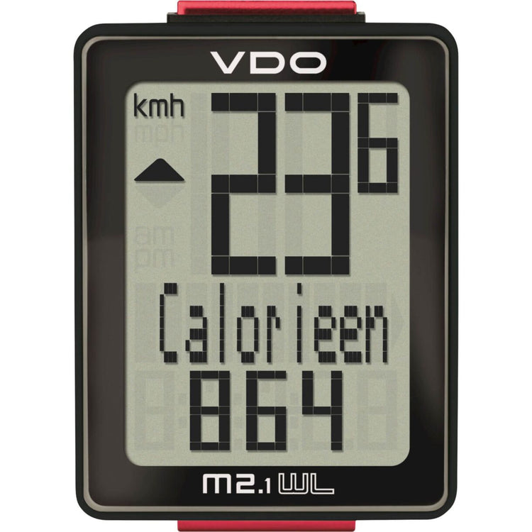 Fahrradcomputer M2.1 WL analog schwarz 10 Funktionen