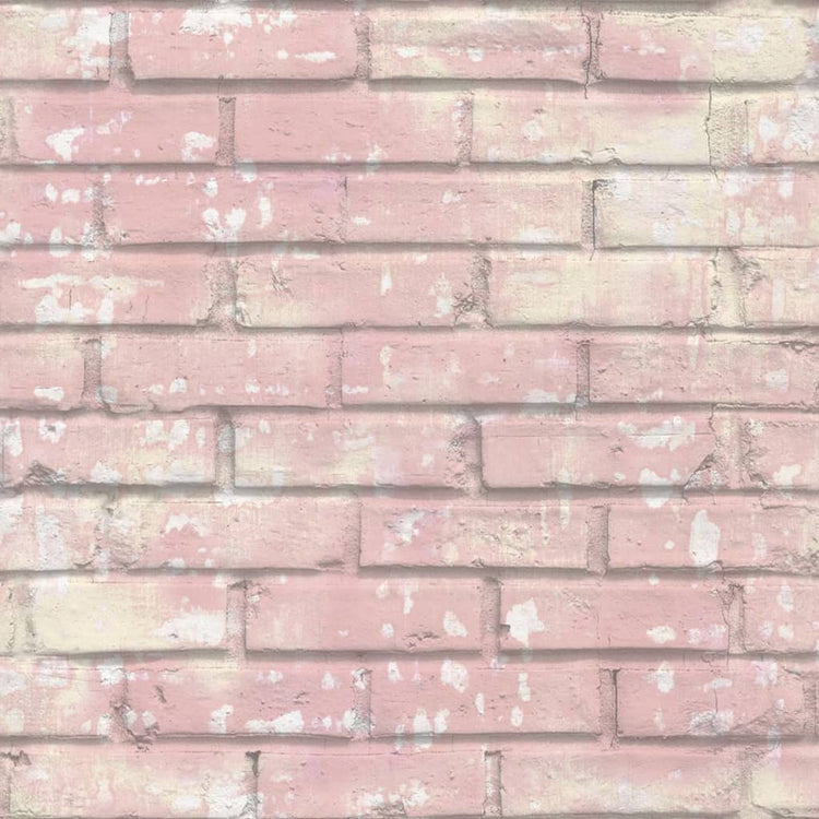 Noordwand noordwand wallpaper Urban Freunde Kaffeziegel rosa und weiß